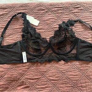 Leonisa Lace Sheer Black Bra
